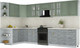 Миниатюра изображения товара Кухонный гарнитур Интерлиния Мила Шато 1.7x3.5 LV (мята/керамика/опал светлый)