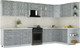 Миниатюра изображения товара Кухонный гарнитур Интерлиния Мила Шато 1.7x3.5 PR (керамика/керамика/опал светлый)