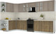 Миниатюра изображения товара Кухонный гарнитур Интерлиния Мила Шато 1.7x3.6 LV (луна/дуб вотан/опал светлый)