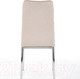 Миниатюра изображения товара Стул Halmar K309 (светло-бежевый/хром)