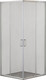 Миниатюра изображения товара Душевой уголок Aquanet Квадратный 80x80 / SE-800S (прозрачное стекло)