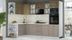 Миниатюра изображения товара Кухонный гарнитур Интерлиния Мила Шато 1.68x2.8 ВТ LV (дуб вотан/луна/опал светлый)