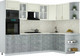 Миниатюра изображения товара Кухонный гарнитур Интерлиния Мила Шато 1.68x2.8 ВТ PR (белый/керамика/опал светлый)
