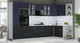 Миниатюра изображения товара Кухонный гарнитур Интерлиния Мила Шато 1.68x3.4 ВТ PR (индиго/черный/белый гранит)