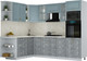 Миниатюра изображения товара Кухонный гарнитур Интерлиния Мила Шато 1.88x2.6 ВТ LV (океан/керамика/опал светлый)