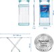 Миниатюра изображения товара Сушилка для белья Hausmann Aura Deluxe X 190x56x95см / HM-XL-296