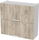 Миниатюра изображения товара Шкаф навесной для кухни Интерлиния Компо ВШ80-720-2дг (дуб серый)