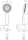 Миниатюра изображения товара Душевой гарнитур Deante Arnika Steel NQA F41K