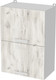 Миниатюра изображения товара Шкаф навесной для кухни Интерлиния Компо ВШС50-720-2дг (дуб белый)