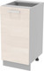 Миниатюра изображения товара Шкаф-стол кухонный Интерлиния Компо НШ45р-1дв (вудлайн кремовый)