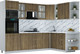 Миниатюра изображения товара Кухонный гарнитур Интерлиния Мила Шато 1.88x2.8 ВТ PR (дуб вотан/дуб вотан/белый гранит)