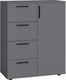 Миниатюра изображения товара Комод Mobi Эйр 16.241 (серый графит 0162 РЕ)