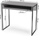 Миниатюра изображения товара Консольный столик Soma СПМ-4-METAL (серый/черный)