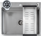 Миниатюра изображения товара Мойка кухонная Futur FK 5550 Eco Embossing Pop-up Rinzer plus (сатин)