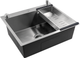 Миниатюра изображения товара Мойка кухонная со смесителем Futur FK 5550 Eco Embossing Pop-up Mixer plus (сатин)