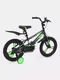 Миниатюра изображения товара Детский велосипед Rant Eclipse 16 (черный/зеленый, разобранный, в коробке)