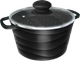 Миниатюра изображения товара Кастрюля Нева Металл Посуда Каменная Черный гранит 186640 (с крышкой)