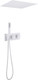 Миниатюра изображения товара Душевая система со смесителем Abber Daheim AF8255W (белый матовый)