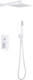Миниатюра изображения товара Душевая система со смесителем Abber Daheim AF8219W (белый матовый)