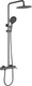Миниатюра изображения товара Душевая система со смесителем Abber Emotion AF8816NGL (никель)
