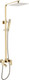 Миниатюра изображения товара Душевая система со смесителем Abber Daheim AF8216GL (золото матовое)