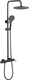 Миниатюра изображения товара Душевая система со смесителем Abber Emotion AF8816BL (черный матовый)