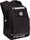 Миниатюра изображения товара Школьный рюкзак Grizzly RB-550-2 (черный/белый)