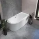 Миниатюра изображения товара Ванна акриловая Lauter Bliss 180 P / 21201082P (с каркасом и черным подголовником)