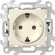 Миниатюра изображения товара Розетка Simon 2420434-031 (слоновая кость)