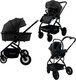 Миниатюра изображения товара Детская универсальная коляска Bubago Lotta 3 в 1 / BG 150-1 (черный)