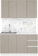 Миниатюра изображения товара Кухонный гарнитур Артём-Мебель Мэри СН-114 без стекла МДФ 1.4м (веллюто капучино)