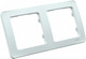 Миниатюра изображения товара Рамка для выключателей и розеток Hegel Мастер Р402 (белый)