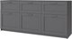 Миниатюра изображения товара Тумба Anrex Skagen 3D3S (графит)