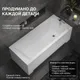 Миниатюра изображения товара Ванна акриловая Lauter Amelia 180 / 21204080 (с каркасом, лицевым и торцевым экранами белого цвета)