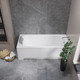 Миниатюра изображения товара Ванна акриловая Lauter Sophia 140 / 21205140 (с каркасом, серым подголовником и белым лиц. экраном)