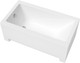 Миниатюра изображения товара Ванна акриловая Lauter Estelle 120 / 21206020 (с ножками, серым подголовником и белым лицевым экраном)