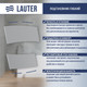 Миниатюра изображения товара Ванна акриловая Lauter Estelle 180 / 21206080 (с серым подголовником)