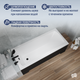 Миниатюра изображения товара Ванна акриловая Lauter Bianca 140 / 21207140 (с черным подголовником)