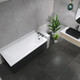 Миниатюра изображения товара Ванна акриловая Lauter Bianca 170 / 21207170 (с каркасом и серым подголовником)