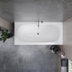 Миниатюра изображения товара Ванна акриловая Lauter Ava 170 / 21208070 (с каркасом и черным подголовником)