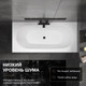 Миниатюра изображения товара Ванна акриловая Lauter Ava 170 / 21208070 (с каркасом, черным подголовником, черным лиц. экраном)