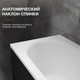 Миниатюра изображения товара Ванна акриловая Lauter Ava 180 / 21208080 (с каркасом и черным лицевым экраном)