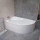 Миниатюра изображения товара Ванна акриловая Lauter Geneva 170x105 / 2103170L (с каркасом и лицевым экраном)