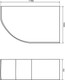 Миниатюра изображения товара Ванна акриловая Lauter Geneva 170x105 / 2103170R (с каркасом и лицевым экраном)