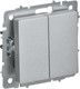 Миниатюра изображения товара Выключатель IEK Brite BR-V23-0-10-K47 (алюминий)