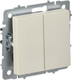Миниатюра изображения товара Выключатель IEK Brite BR-V23-0-10-K10 (бежевый)