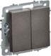 Миниатюра изображения товара Выключатель IEK Brite BR-V23-0-10-K45 (темная бронза)