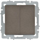 Миниатюра изображения товара Выключатель IEK Brite BR-V23-0-10-K45 (темная бронза)