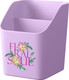 Миниатюра изображения товара Органайзер настольный Erich Krause Submarine Mini. Floral Soul / 61623 (фиолетовый)