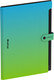 Миниатюра изображения товара Папка для бумаг Berlingo Radiance / XF4_12003 (голубой/зеленый)